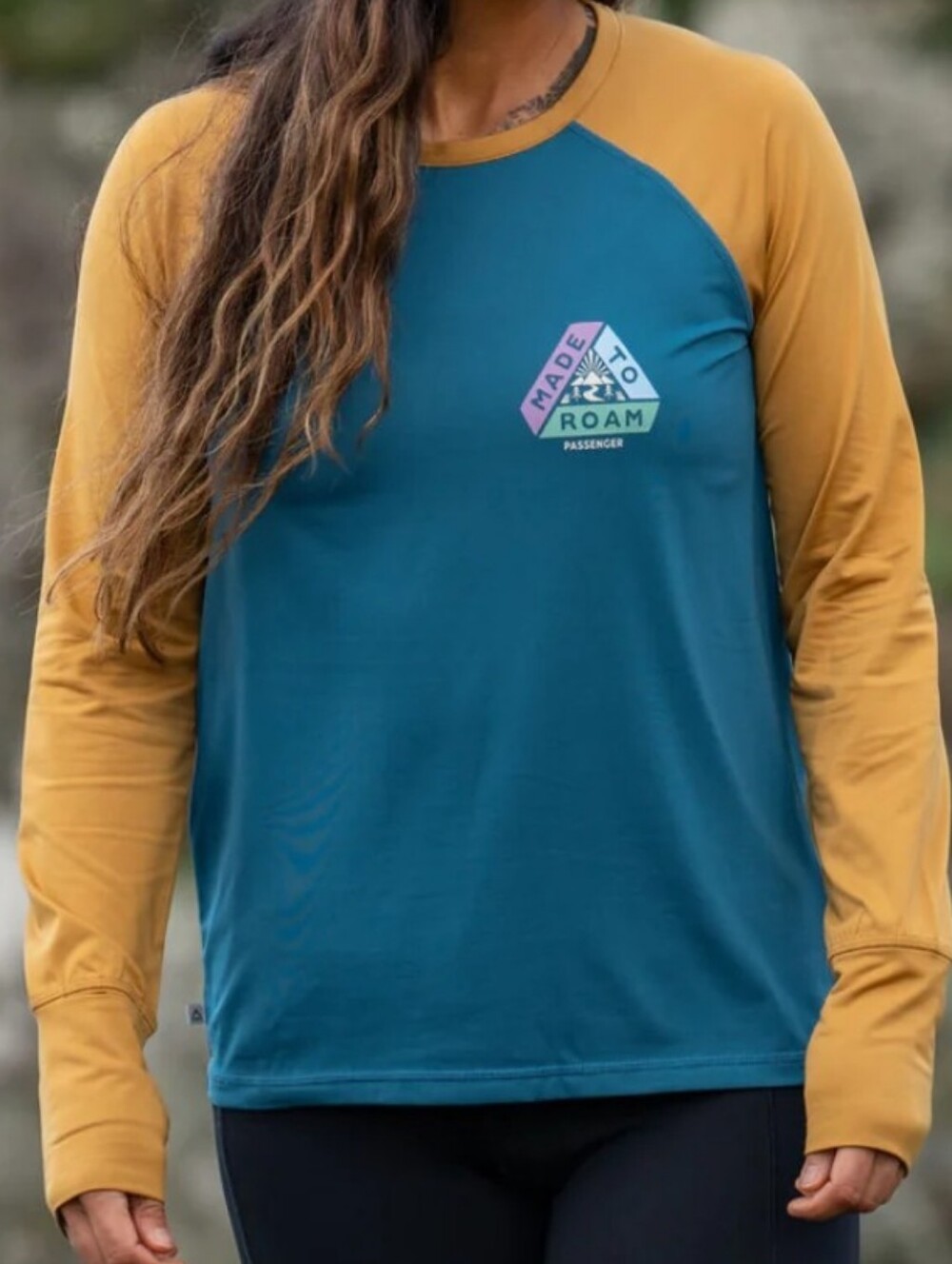 Passenger Nwt River Recycled Active Ls T-Shirt Long Sleeve Tee Size Xl. — image 3 of 8